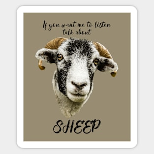 Talk About Sheep, Swaledale Sticker